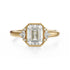 The Bezel Maren Ring | Emerald Cut - Lavender Creek Gems 