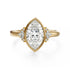 The Bezel Maren Ring | Marquise | Setting Only - Lavender Creek Gems 
