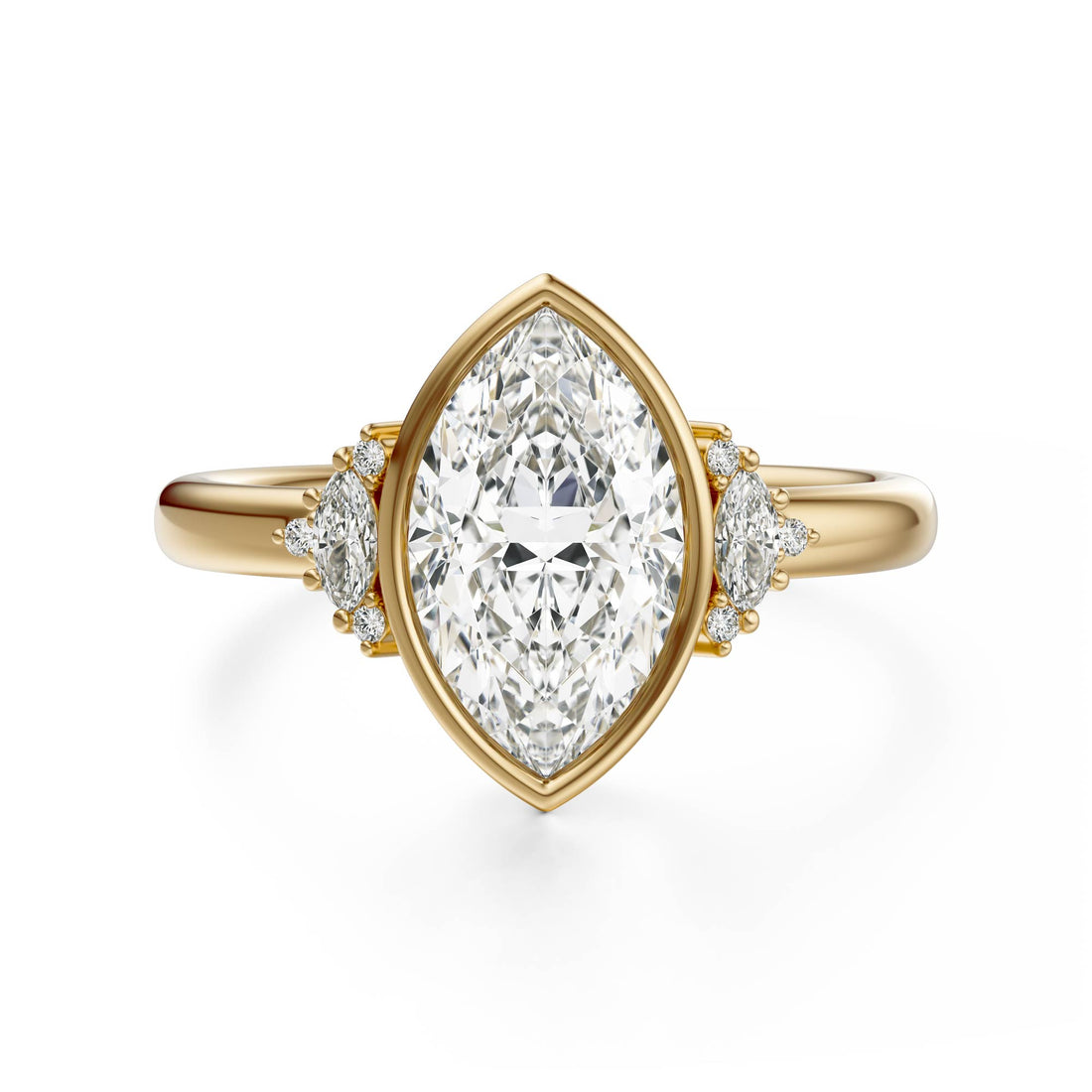 The Bezel Maren Ring | Marquise - Lavender Creek Gems 