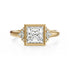 The Bezel Maren Ring | Princess | Setting Only - Lavender Creek Gems 