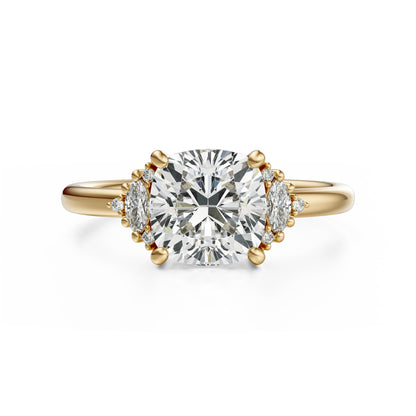 The Low Maren Ring | Cushion | Setting Only