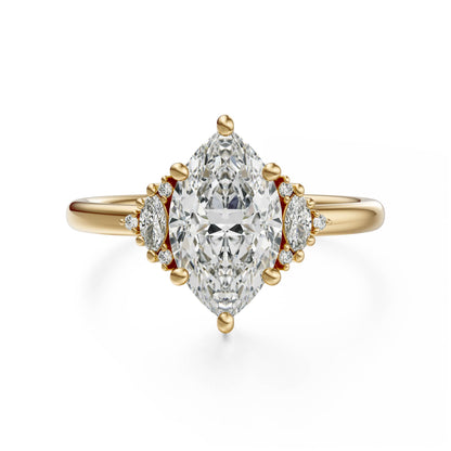 The Low Maren Ring | Marquise | Setting Only