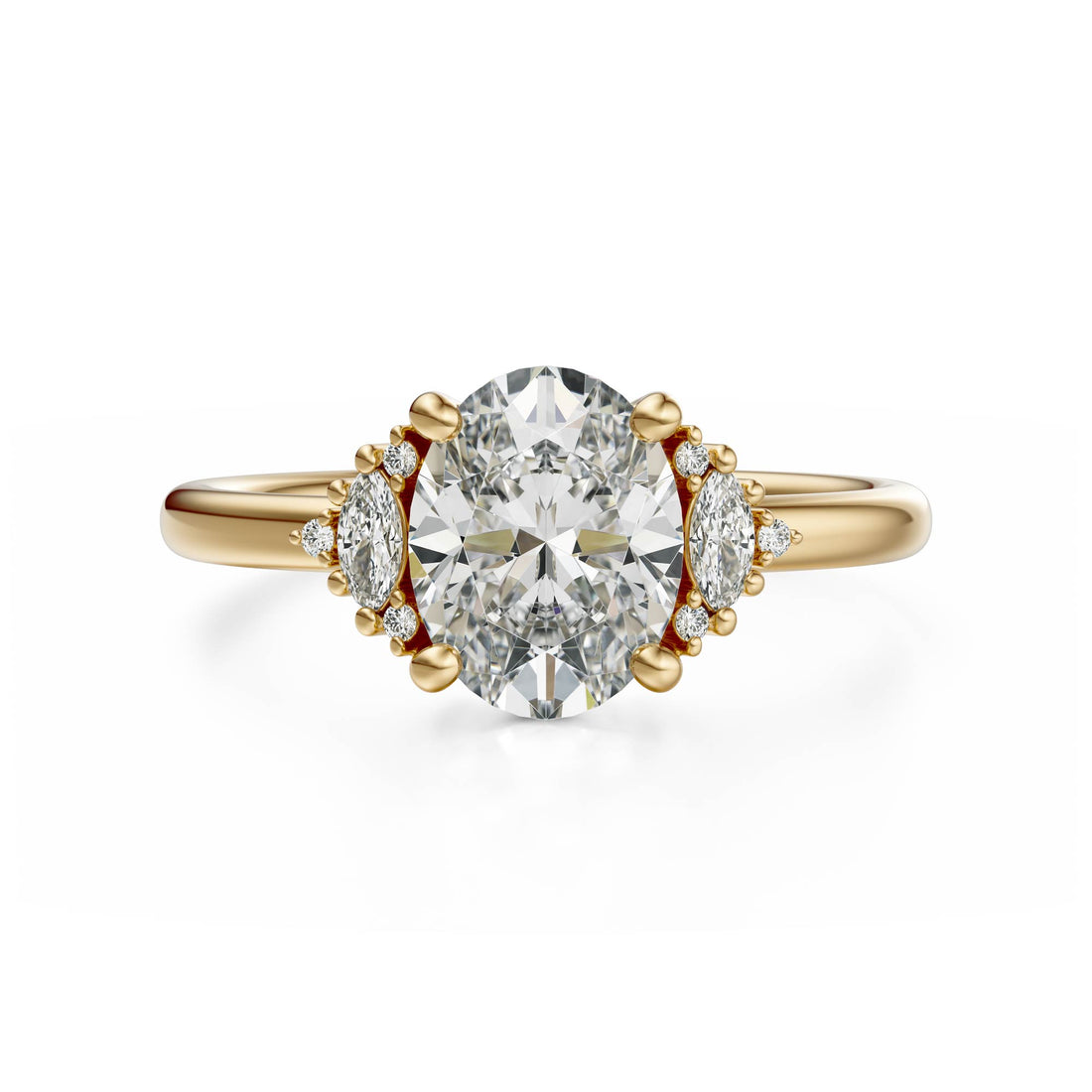 The Low Maren Ring | Oval | Setting Only