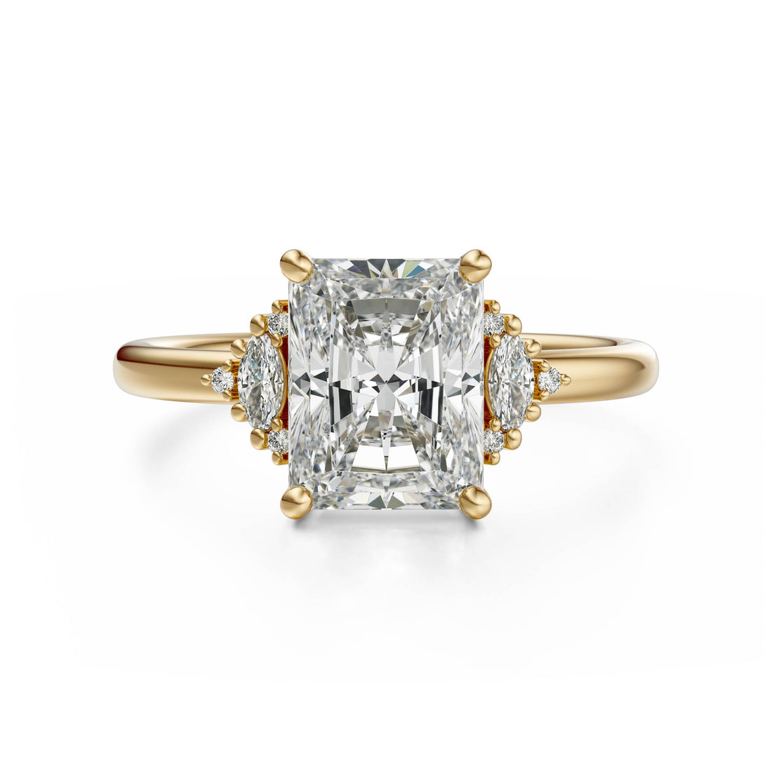 The Low Maren Ring | Radiant | Setting Only