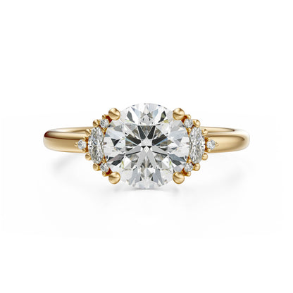 The Low Maren Ring | Round | Setting Only