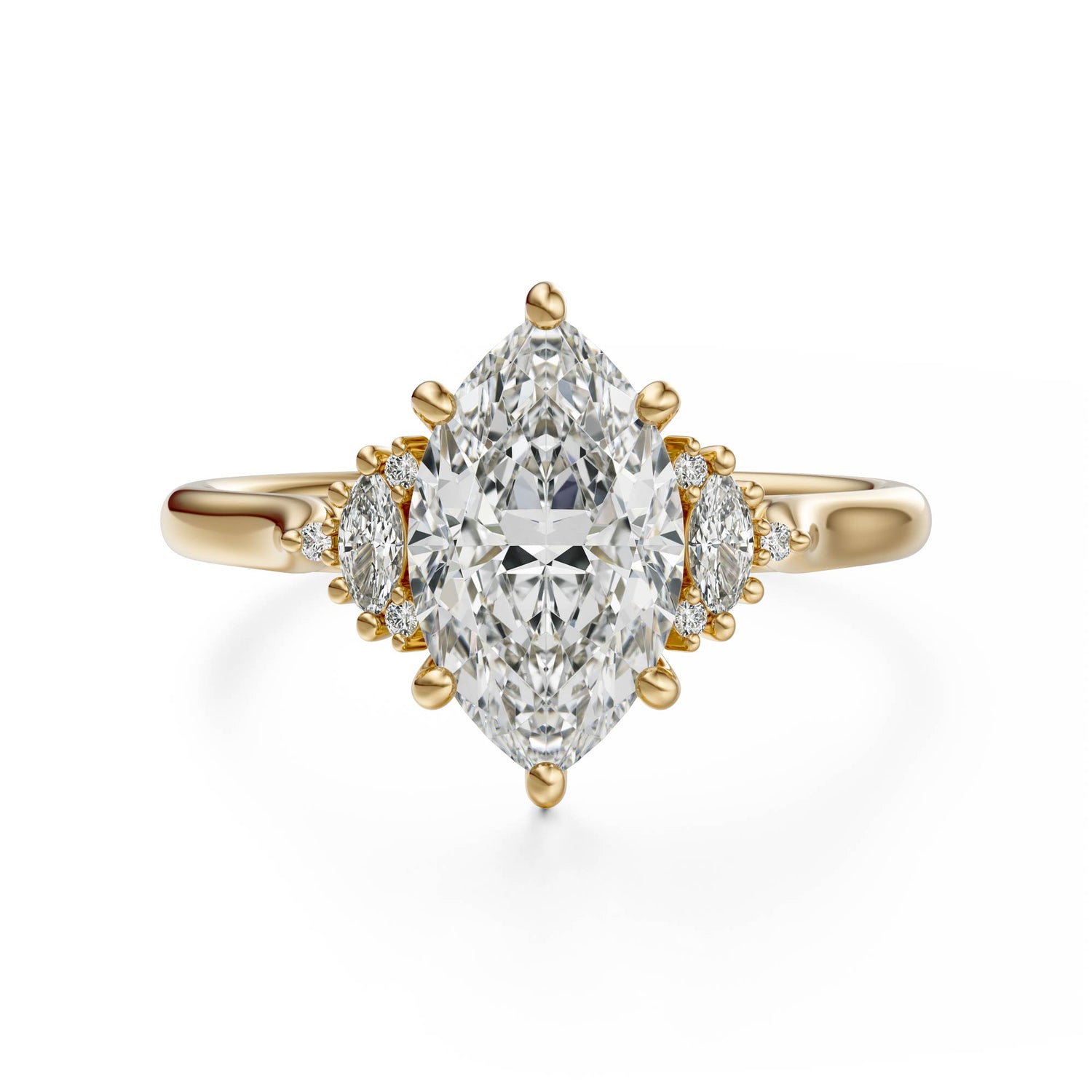 The Maren Ring | Marquise | Setting Only
