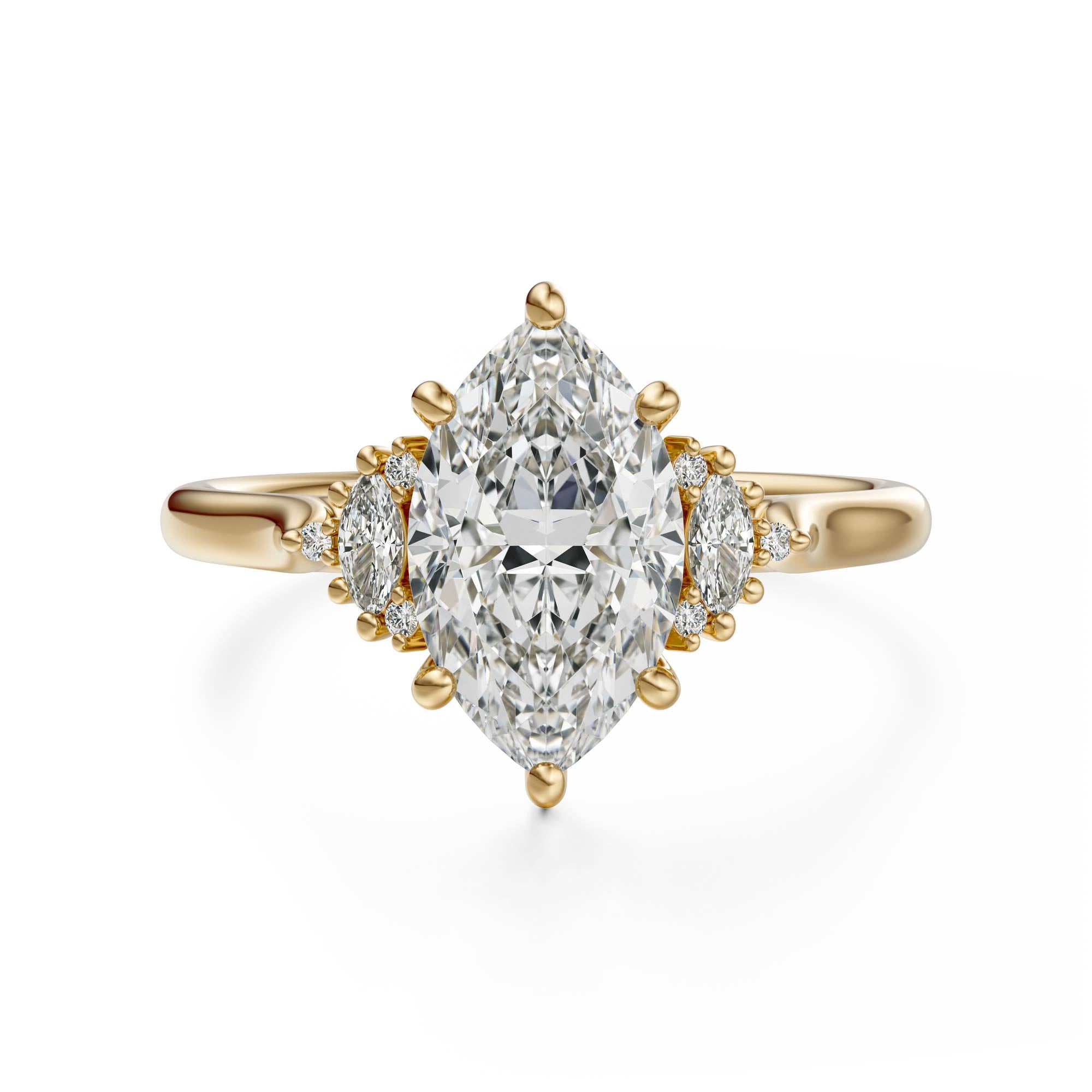 The Maren Ring | Marquise | Setting Only
