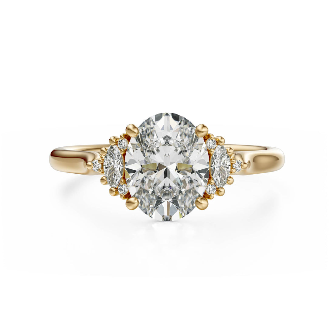 The Maren Ring | Oval | Setting Only