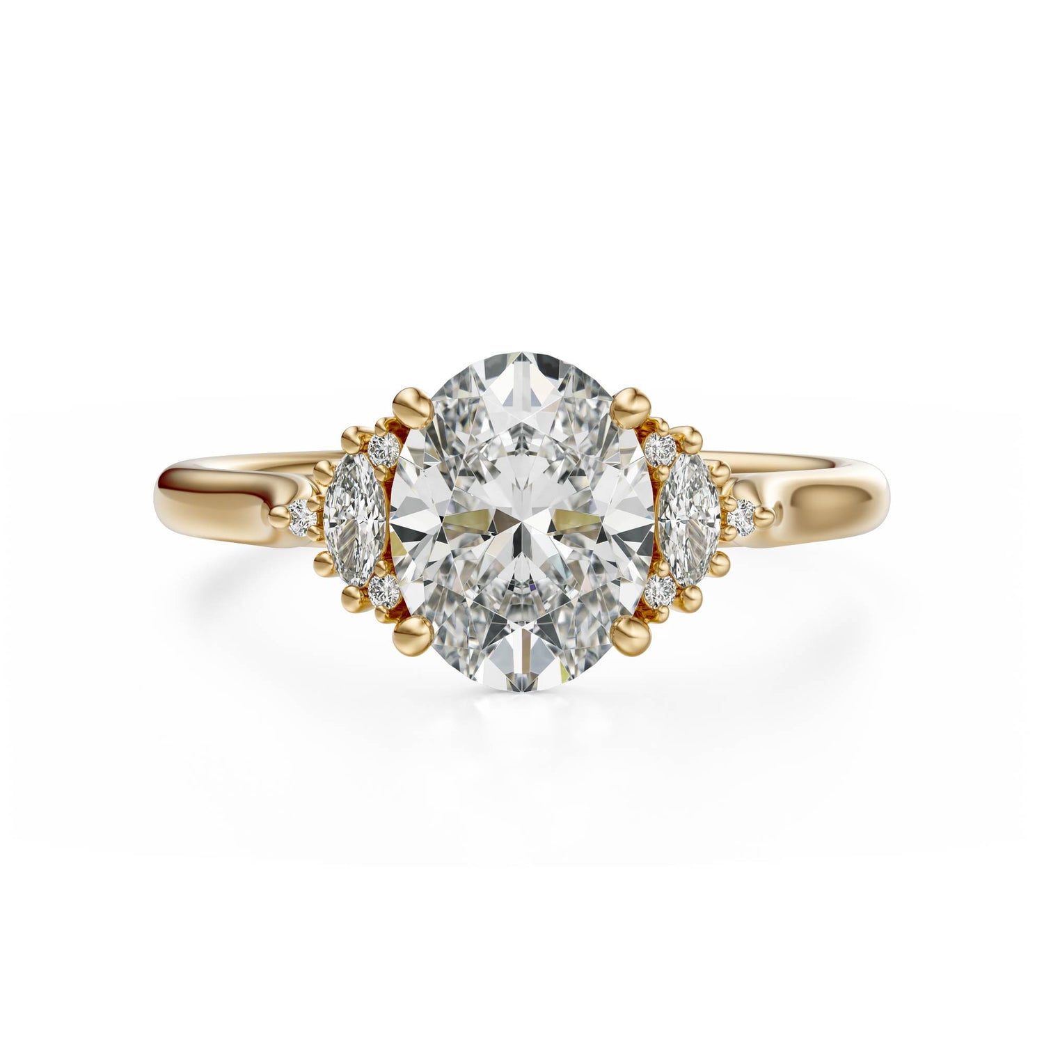 The Maren Ring | Oval | Setting Only