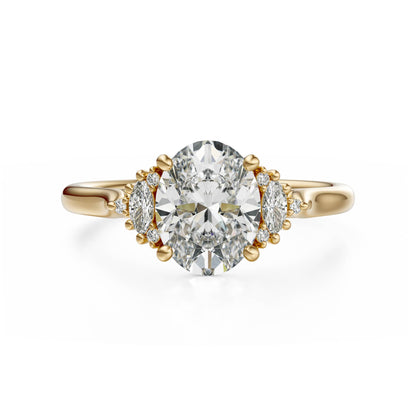 The Maren Ring | Oval | Setting Only