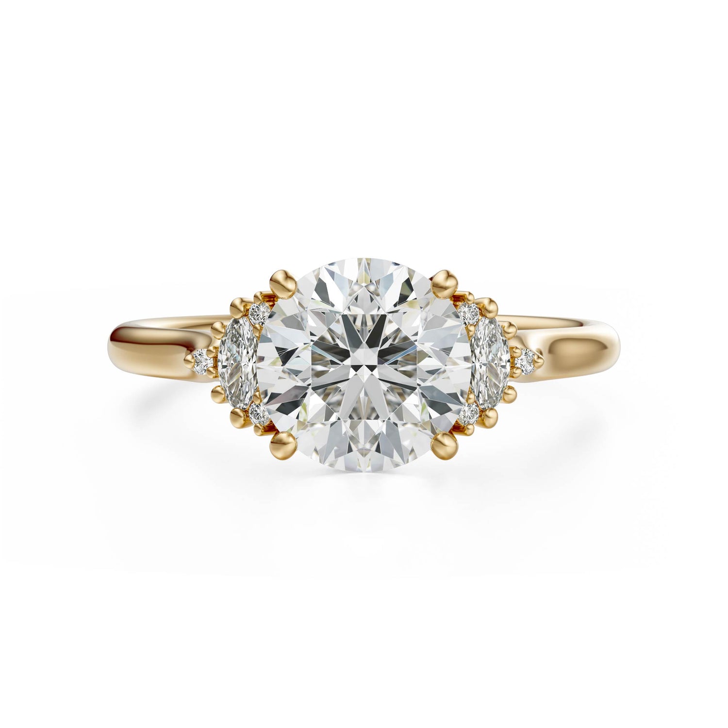 The Maren Ring | Round | Setting Only