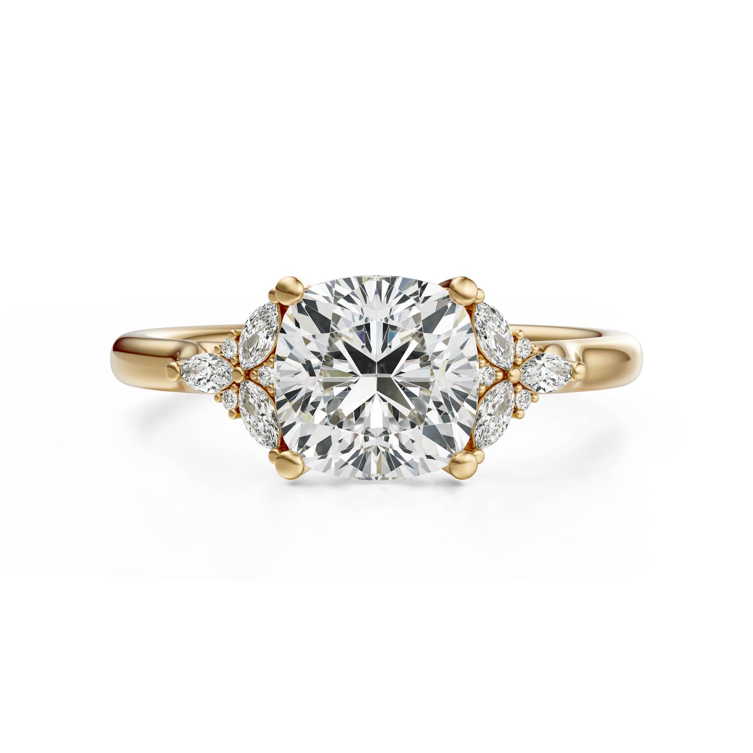 The Meadow Ring | Cushion - Lavender Creek Gems 