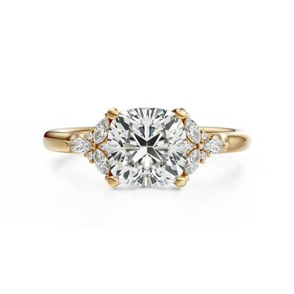 The Meadow Ring | Cushion - Lavender Creek Gems 