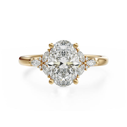 The Meadow Ring | Oval - Lavender Creek Gems 