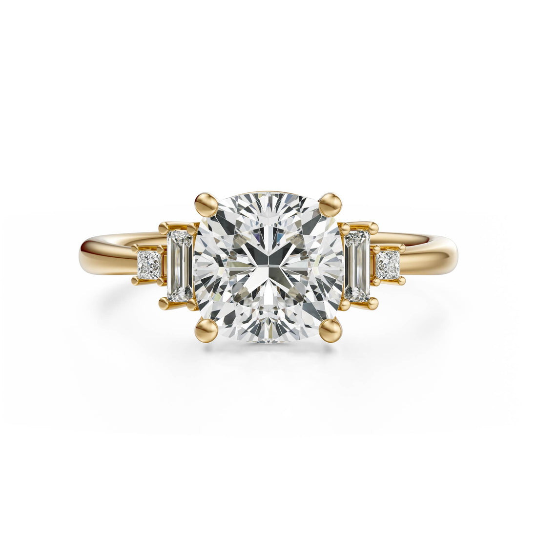 The Mira Ring | Cushion | Setting Only - Lavender Creek Gems 