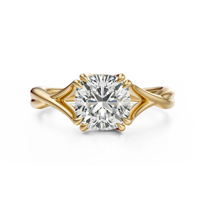 The Entwine Ring | Cushion - Lavender Creek Gems 