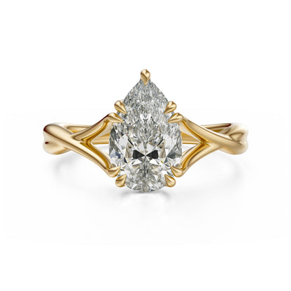 The Entwine Ring | Pear - Lavender Creek Gems 