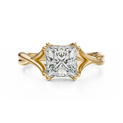 The Entwine Ring | Princess | Setting Only - Lavender Creek Gems 