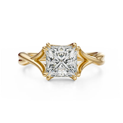 The Entwine Ring | Princess | Setting Only - Lavender Creek Gems 