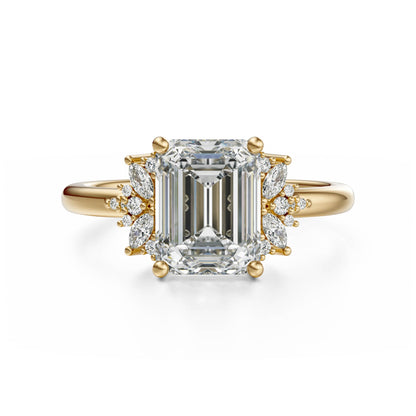 The Reverie Ring | Emerald Cut | Setting Only