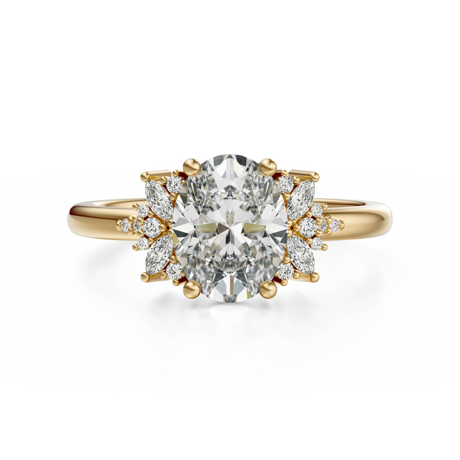 The Reverie Ring | Oval | Setting Only