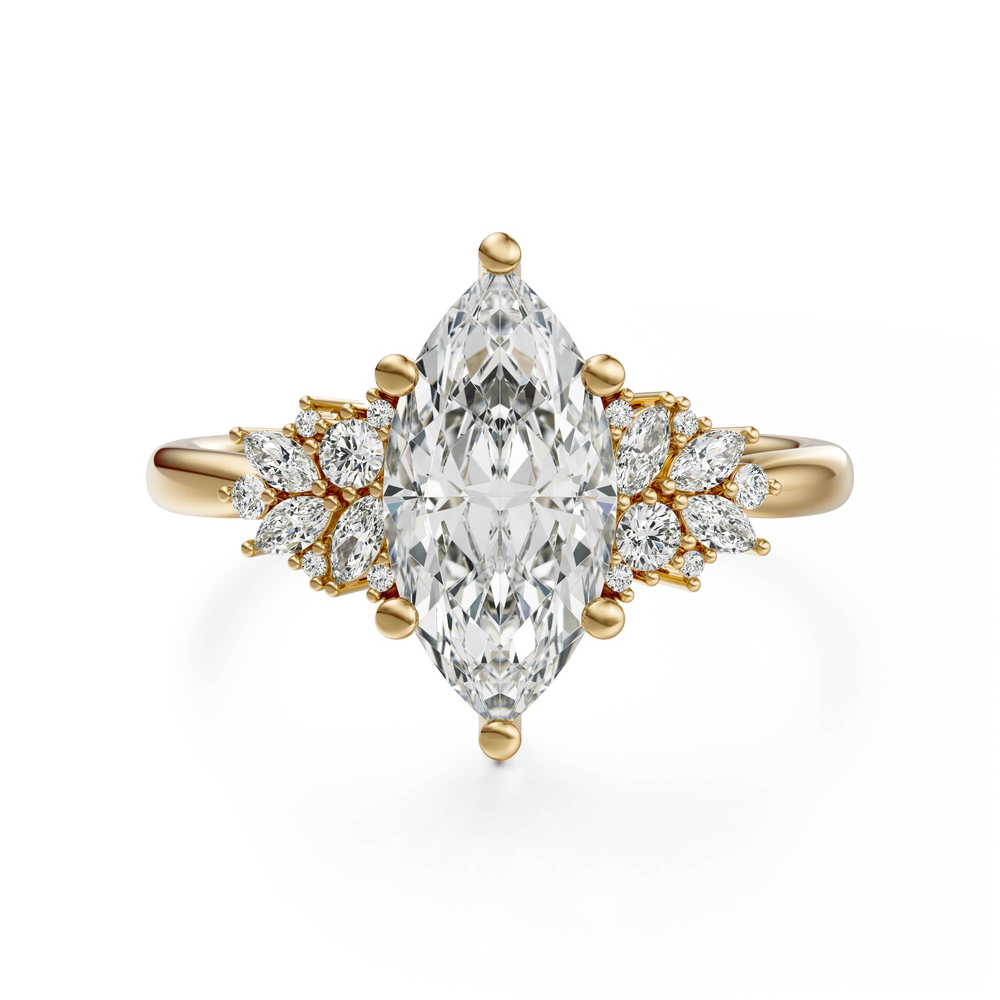 The Rosalie Ring | Marquise | Setting Only