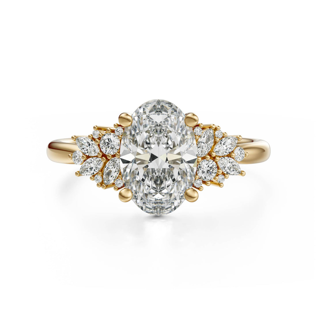 The Rosalie Ring | Oval | Setting Only - Lavender Creek Gems 