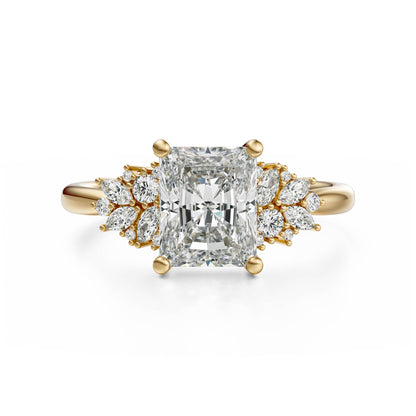 The Rosalie Ring | Radiant | Setting Only - Lavender Creek Gems 
