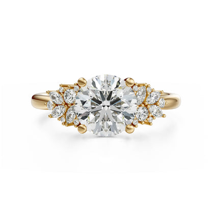 The Rosalie Ring | Round | Setting Only