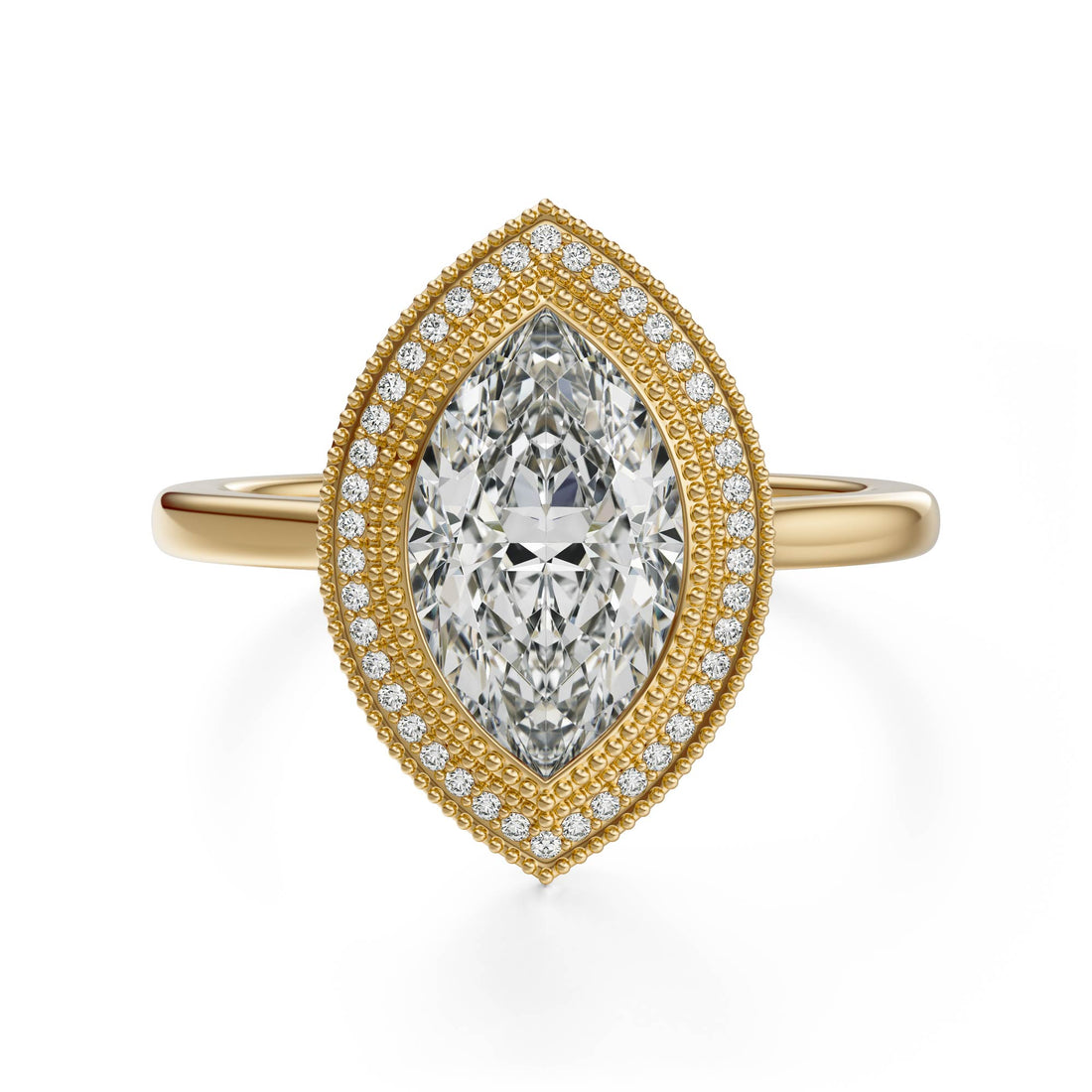 The Satine Ring | Marquise | Setting Only