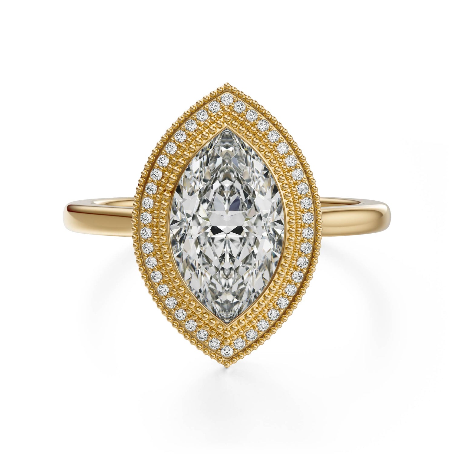The Satine Ring | Marquise | Setting Only
