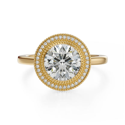 The Satine Ring | Round | Setting Only