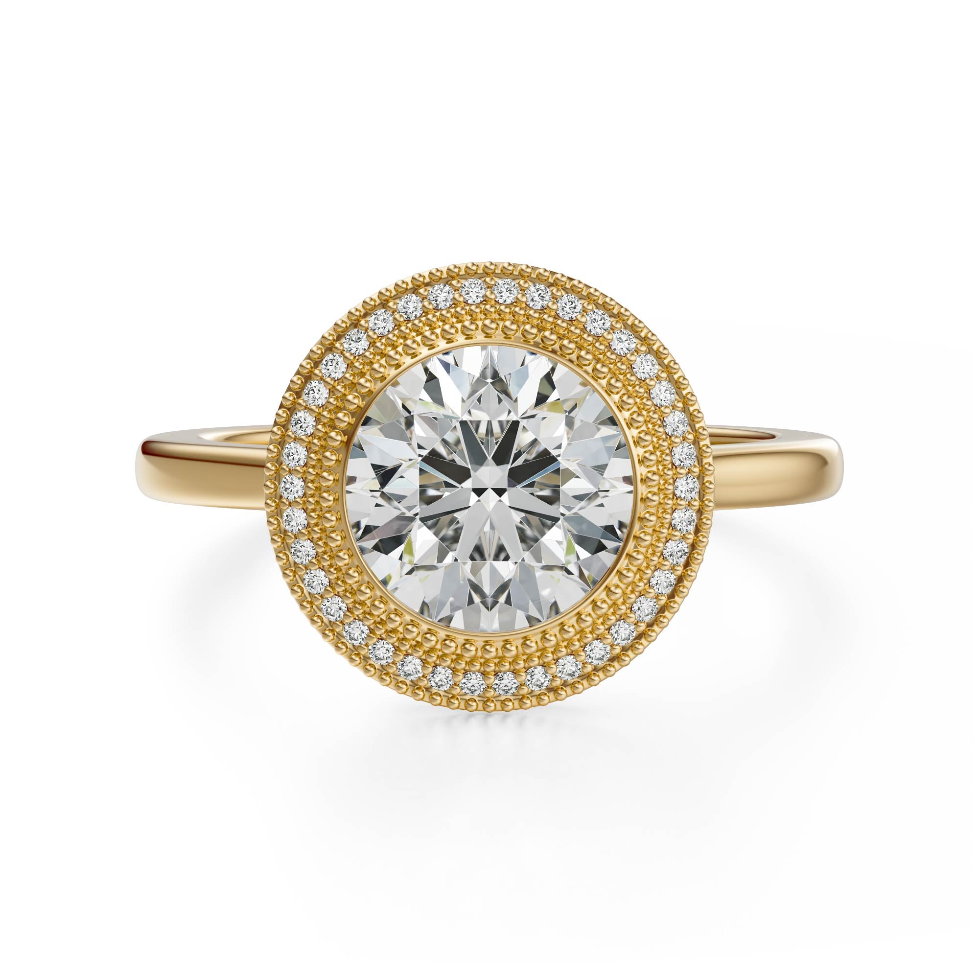 The Satine Ring | Round