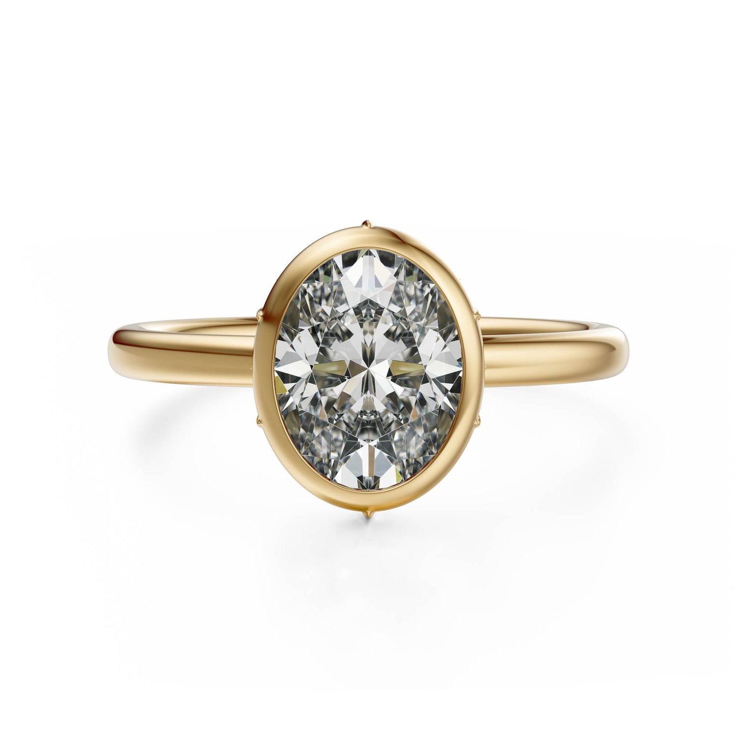 The Bezel Secret Garden Ring | Oval | Setting Only