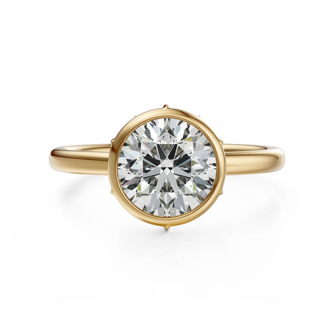 The Bezel Secret Garden Ring | Round | Setting Only