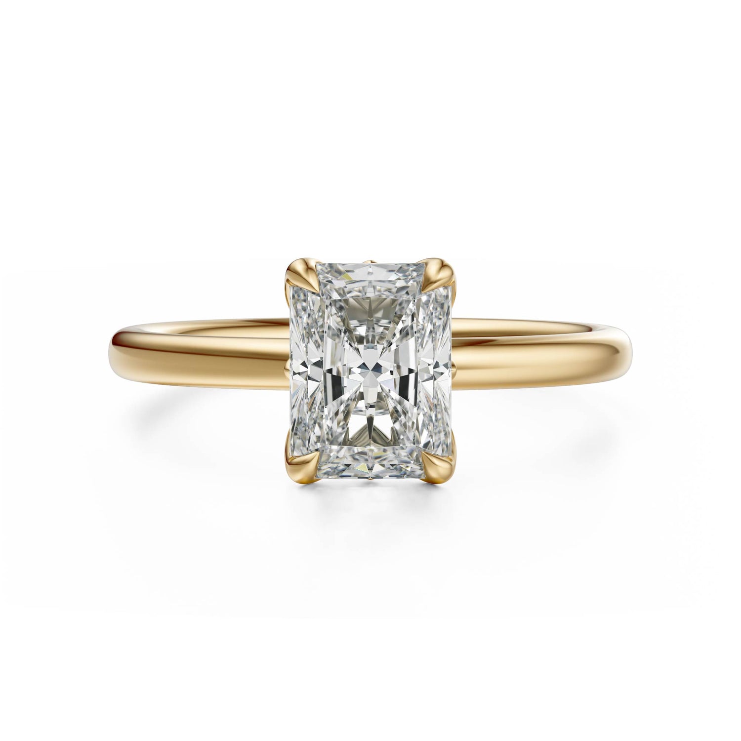 The Secret Garden Ring | Radiant | Setting Only