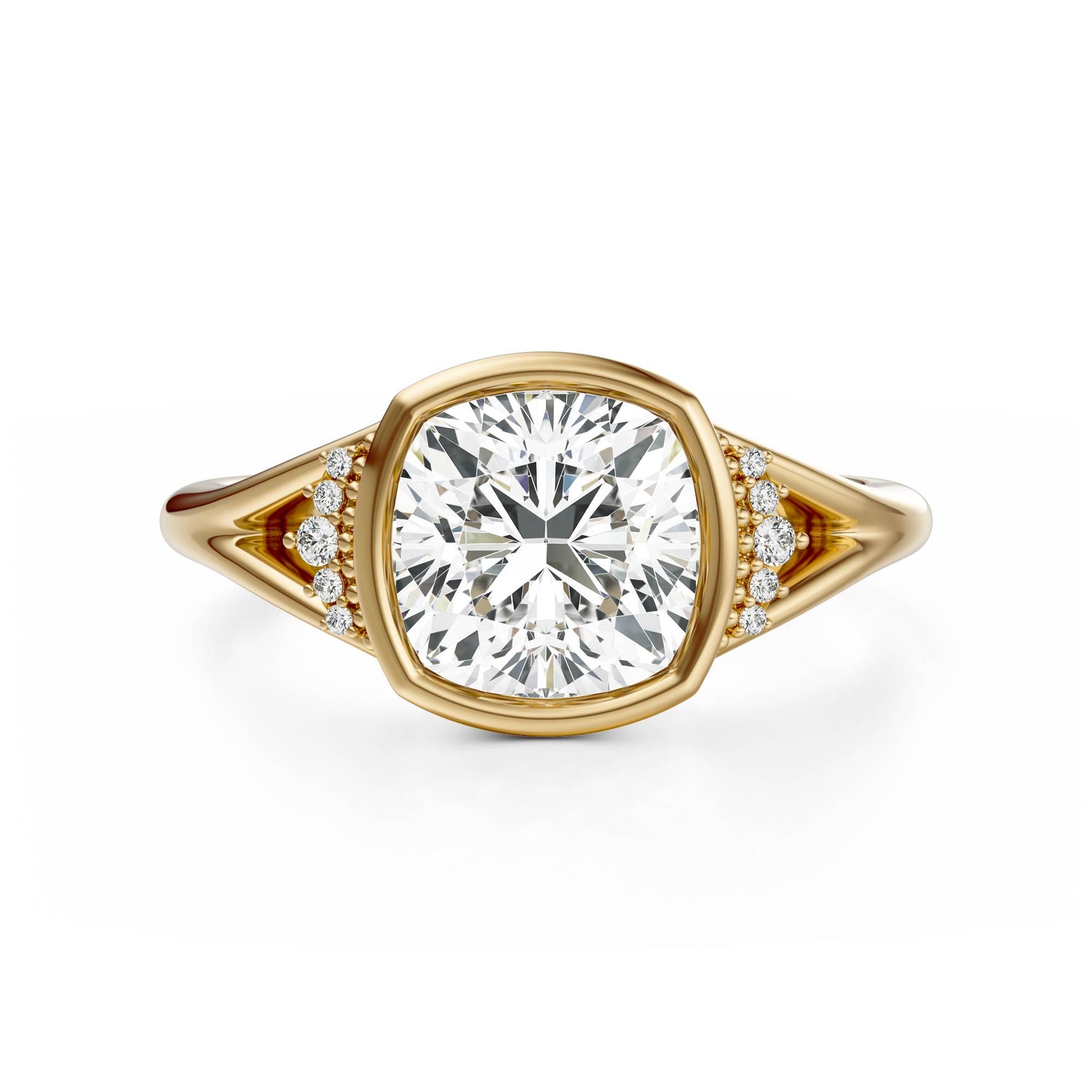 The Bezel Serendipity Ring | Cushion