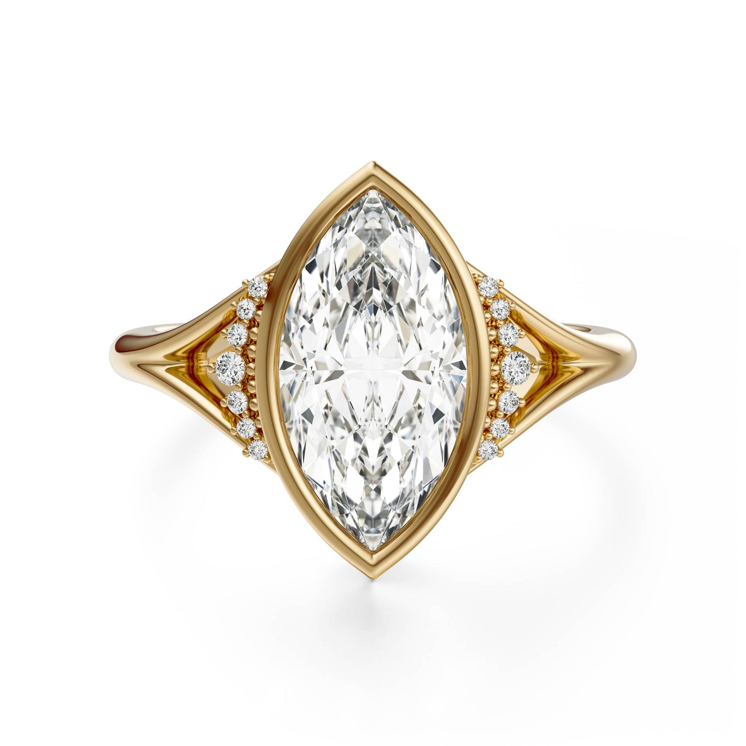 The Bezel Serendipity Ring | Marquise | Setting Only
