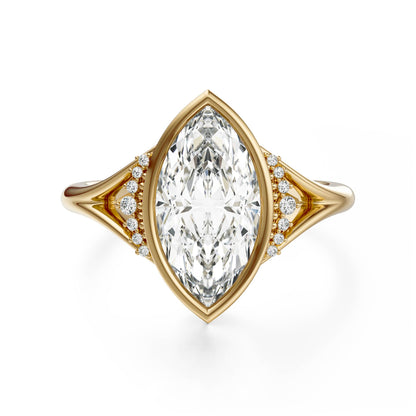 The Bezel Serendipity Ring | Marquise