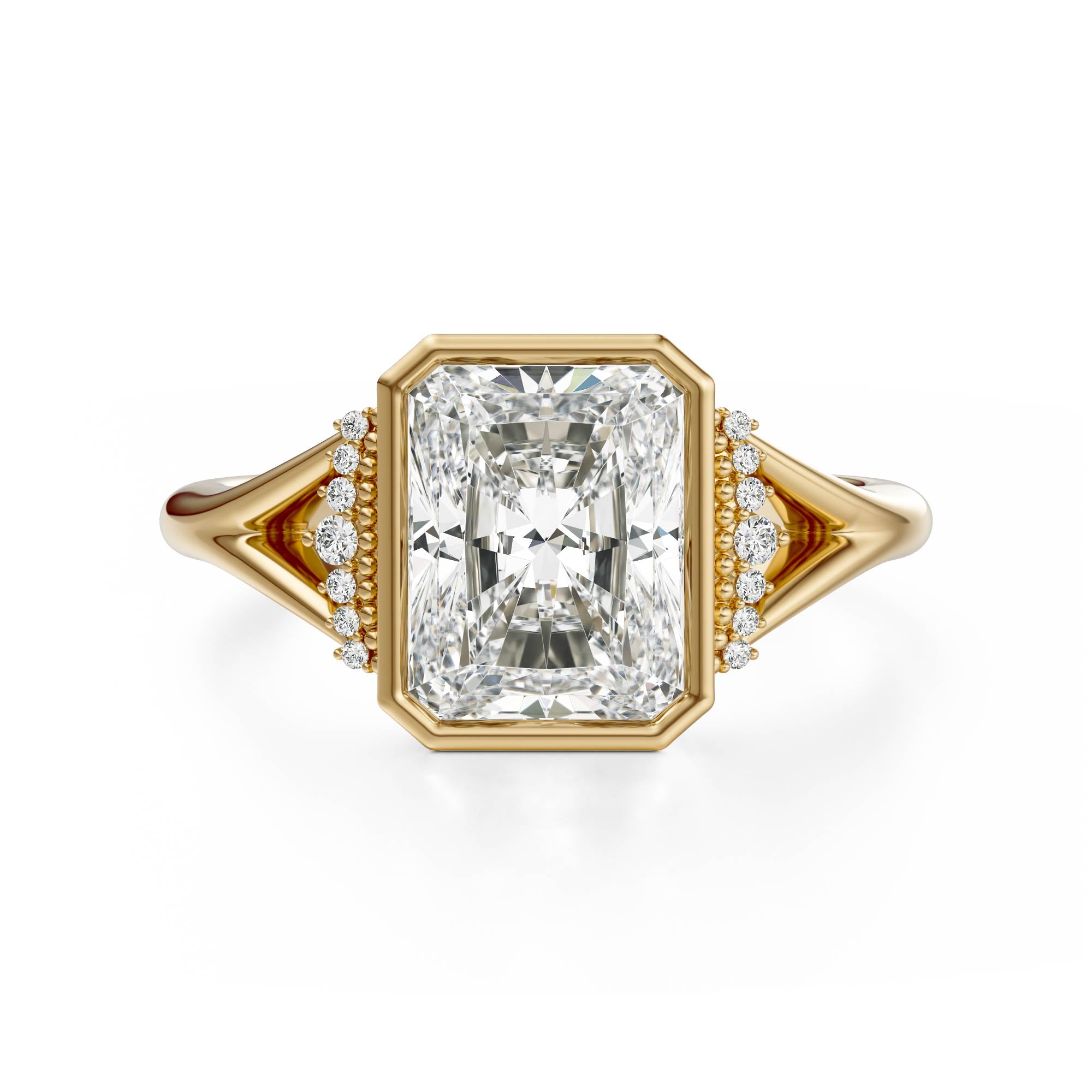 The Bezel Serendipity Ring | Radiant