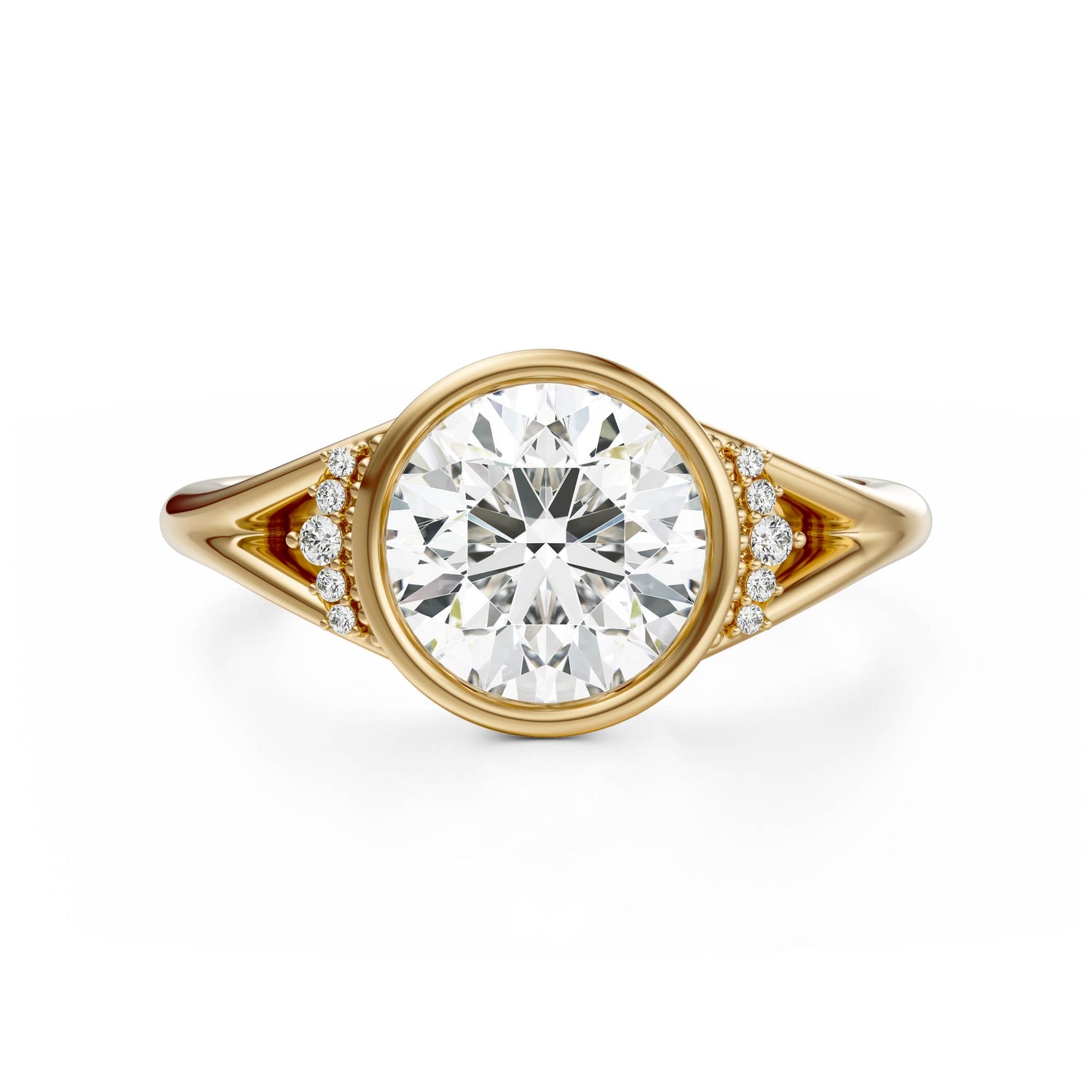 The Bezel Serendipity Ring | Round | Setting Only