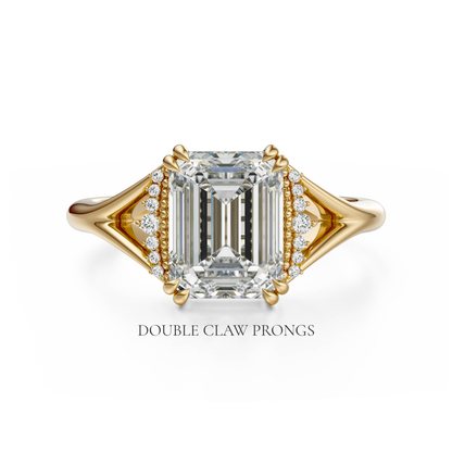 The Serendipity Ring | Emerald Cut