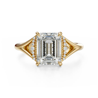 The Serendipity Ring | Emerald Cut