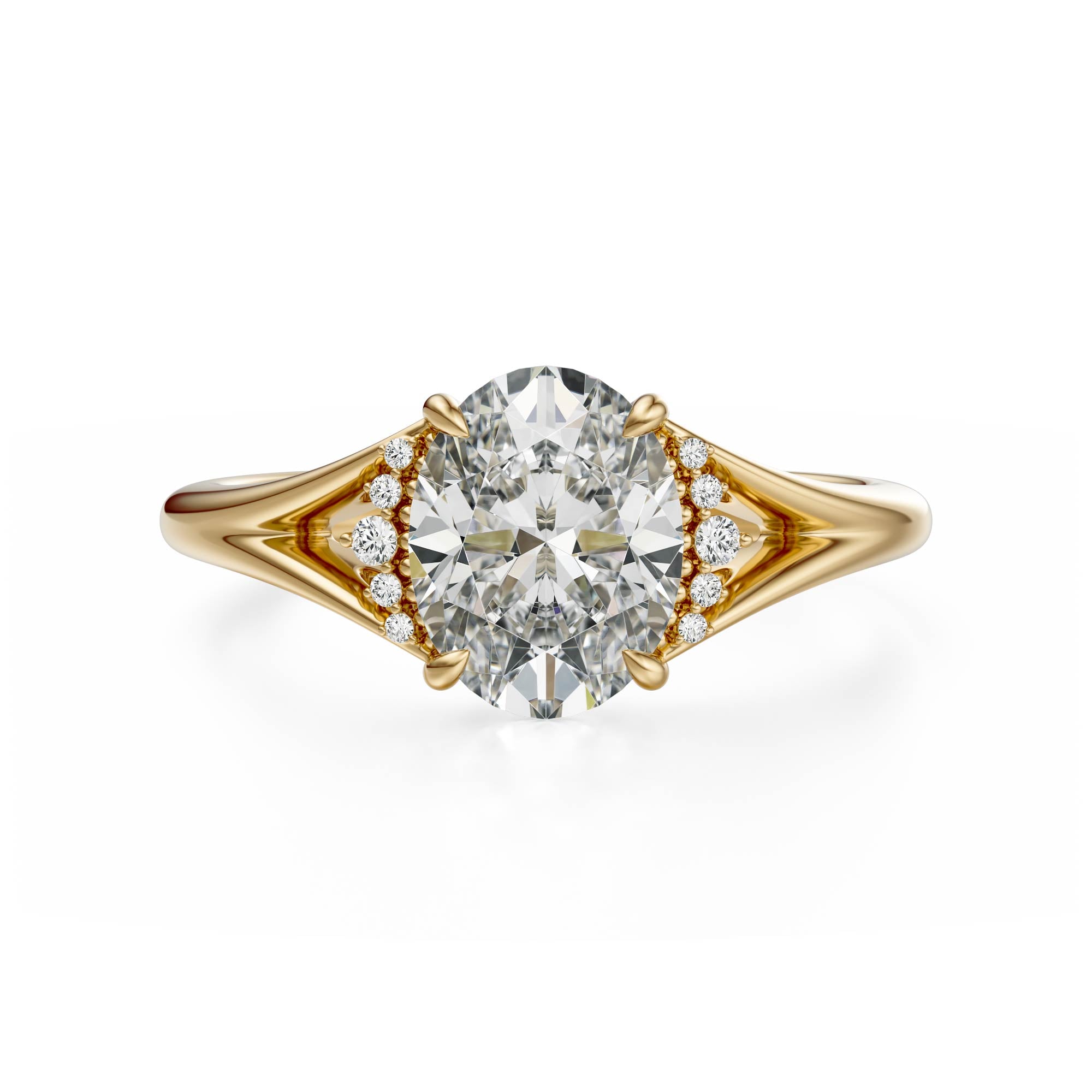 The Serendipity Ring | Oval | Setting Only