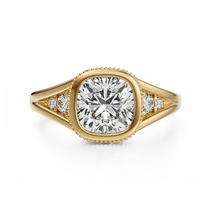 The Sitara Ring | Cushion - Lavender Creek Gems 