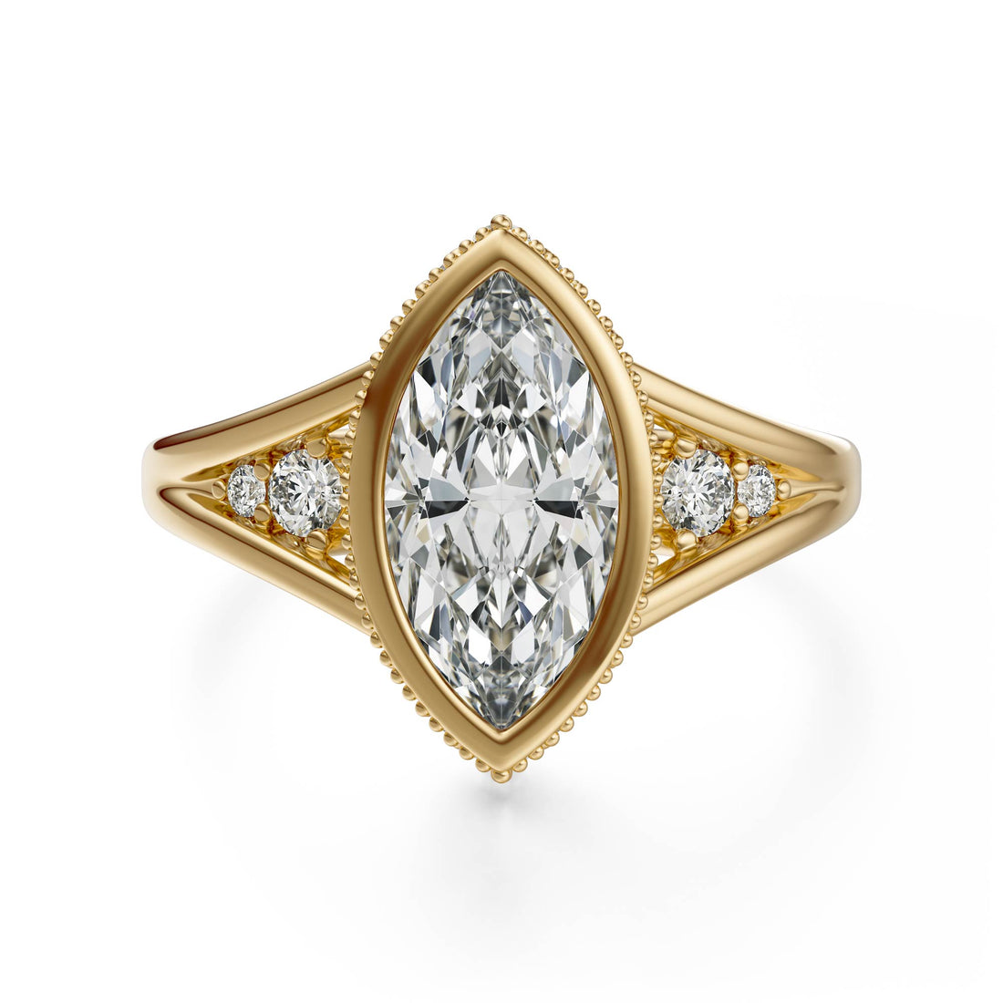 The Sitara Ring | Marquise | Setting Only - Lavender Creek Gems 