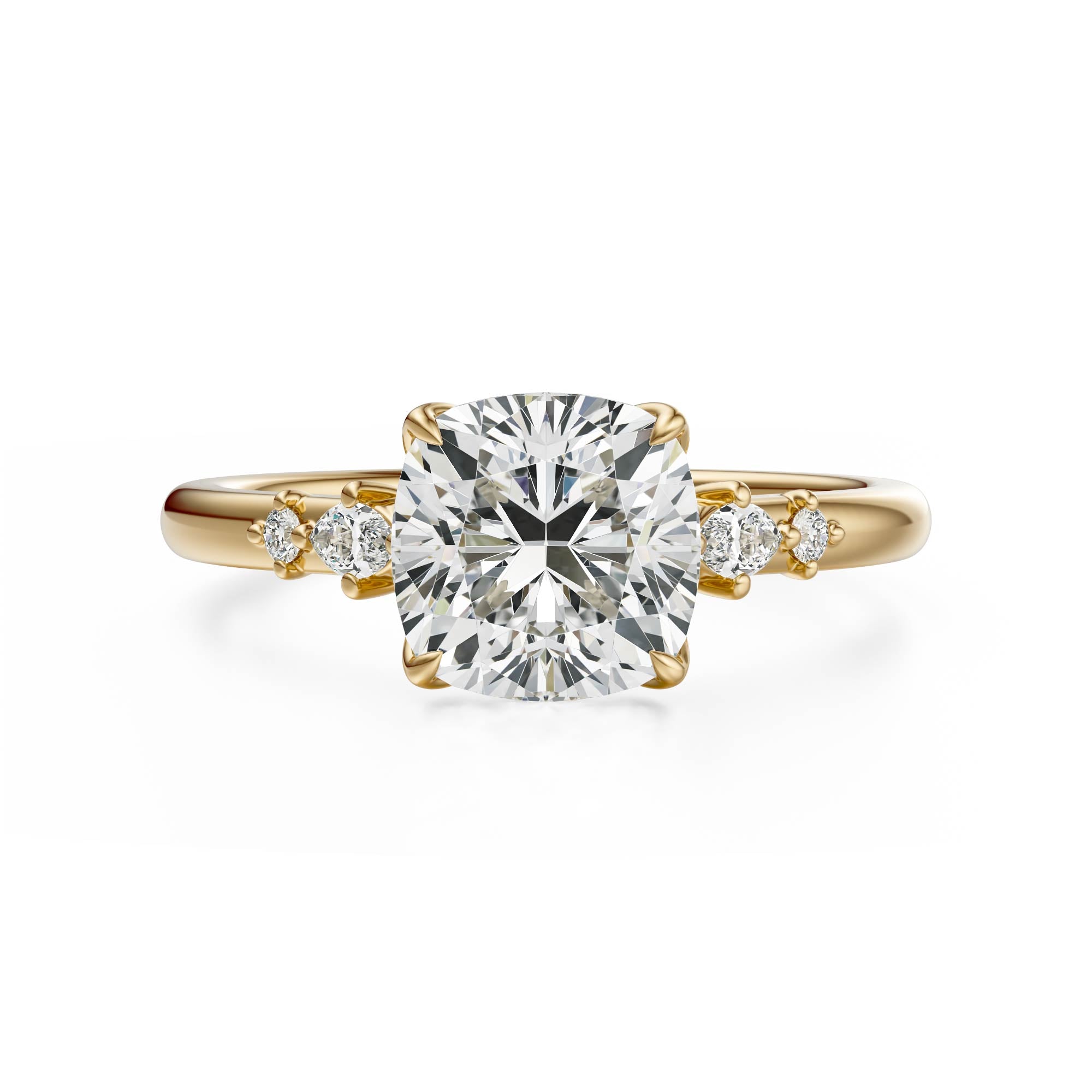 The Skye Ring | Cushion | Setting Only - Lavender Creek Gems 