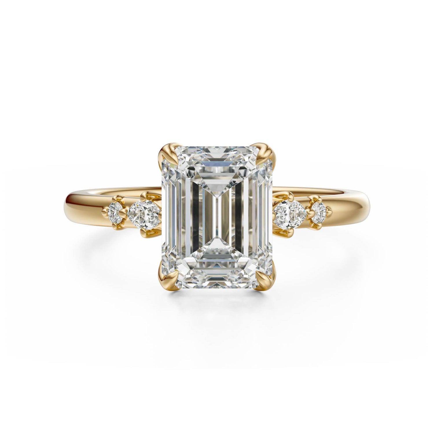 The Skye Ring | Emerald Cut - Lavender Creek Gems 