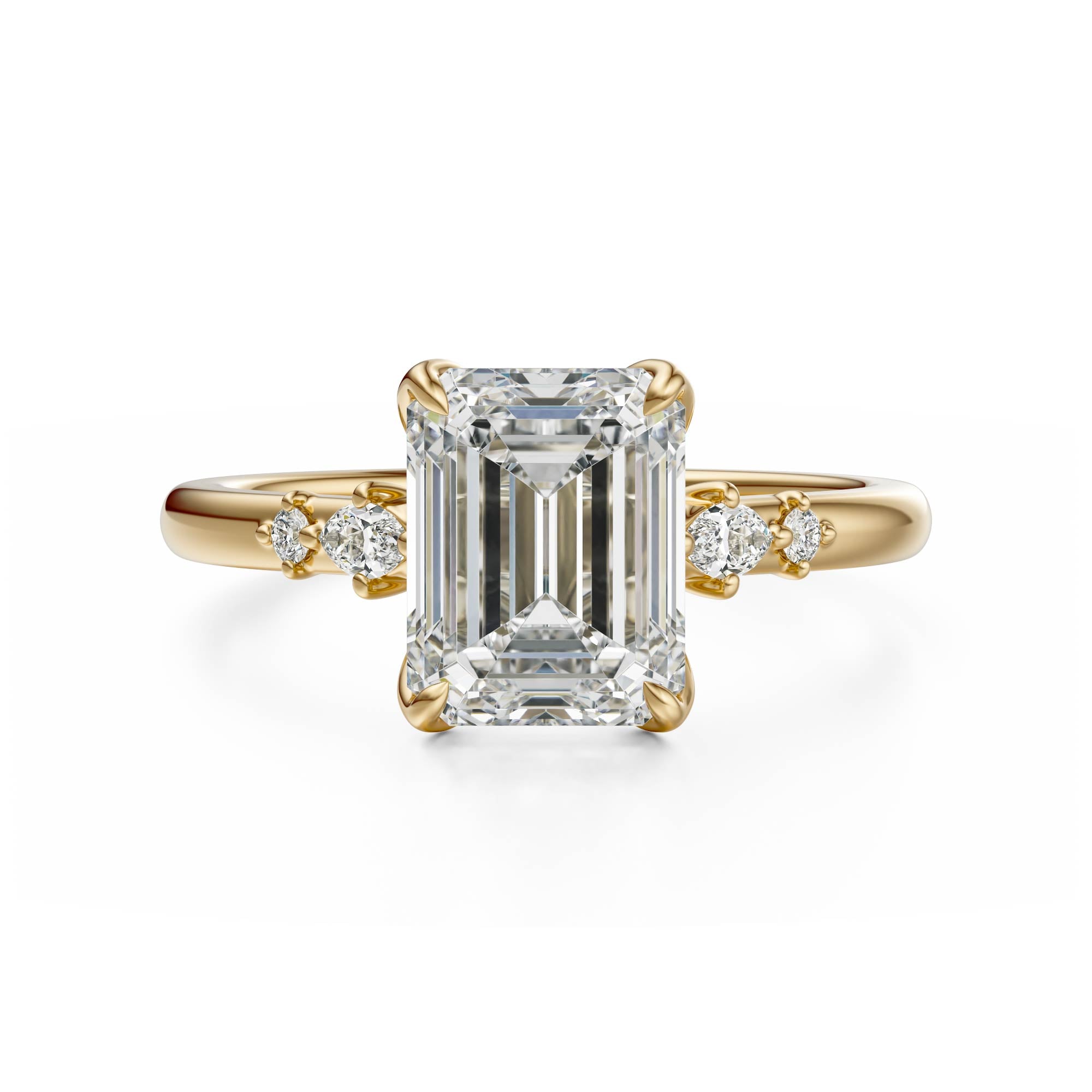 The Skye Ring | Emerald Cut - Lavender Creek Gems 