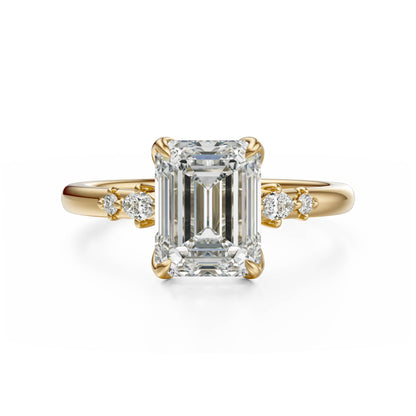 The Skye Ring | Emerald Cut - Lavender Creek Gems 